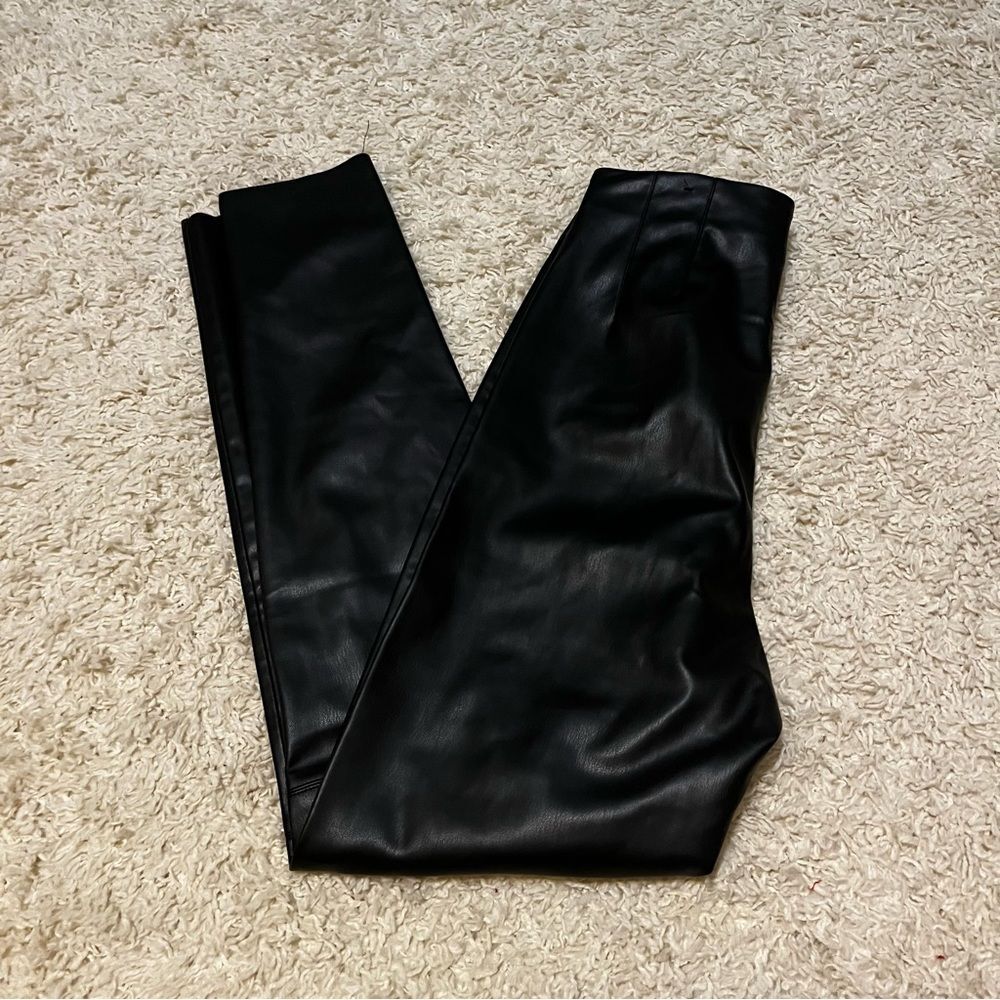 Zara leather pants size small